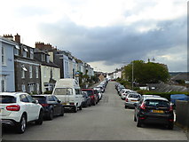SW8032 : Cars parked in Clare Terrace by Rod Allday