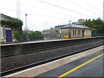 TQ0680 : Looking across the fast lines at West Drayton station by Marathon