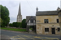 SO8609 : The Cotswold Way at the A46 (again!) in Painswick by Tim Heaton