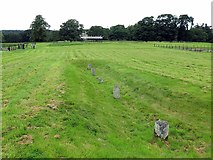 NY9170 : Chesters Roman Fort, south side by Andrew Curtis
