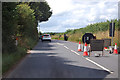 Roadworks on the A377