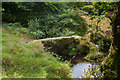 Clapper Bridge over Lovaton Brook