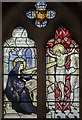 Stained glass window, Sacred Heart RC church, Exeter