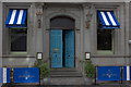 Revolution Cuba restaurant doors, Donegall Place, Belfast