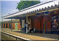 Leatherhead station, Up side platform. 2011