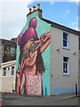 The "Buddie" mural on Storie Street