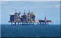 SC9640 : Offshore gas platforms, Morcambe Bay by Mr Don't Waste Money Buying Geograph Images On eBay