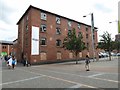 Former factory in a shopping centre