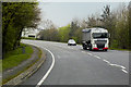 SJ2408 : HGV on the A483 near to Buttington by David Dixon