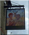 Sign for the Jolly Millers, Cottenham