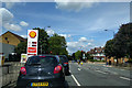 On Colney Hatch Lane, heading north, at the corner of Alexandra Park Road