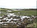 Silted creek in the lee of Ballywallon Island