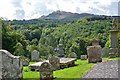 Graveyard at Ruberslaw Parish Church, Bedrule