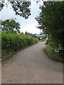 Access road to Higher Brithayes farm