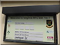 N5987 : Virginia RFC, Co Cavan, Republic of Ireland signage. by P Webb