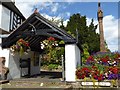 Lychgate and cross, Claverley