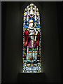 NU1019 : St Maurice, Eglingham - St Cuthbert window by Stephen Craven