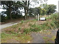 Gate and track to Penrhiwpal Shooting Club