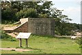 SZ0382 : Searchlight Emplacement at Fort Heny, Studland by Becky Williamson