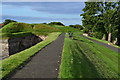 Path on the ramparts, Berwick-upon-Tweed