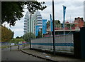 Construction at the Abbey Meadows, Leicester