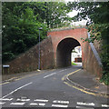 Former railway bridge carrying Rodwell Way over Sudan Road, Weymouth