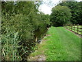 Public footpath along the Pinxton Arm towpath