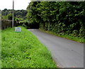 Please do not litter notice, Maesygwartha Road, Gilwern