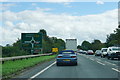 Standing traffic approaching the Whittington Roundabout