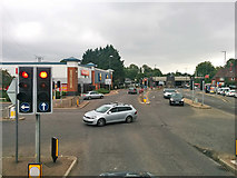 TQ2837 : Junction of Haslett Avenue East and Hazelwick Avenue, Crawley by Robin Webster