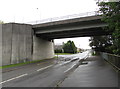 ST0087 : South side of the A4093 overbridge, Thomastown by Jaggery
