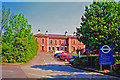 Llanidloes station, approach 2001