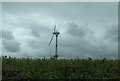 Wind turbine next to the A30