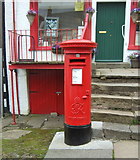 NY7146 : George VI postbox on Front Street, Alston by JThomas