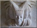 SP0120 : Carving in Whittington church by Philip Halling