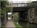 Rail and road bridges Chesterfield Canal Tapton