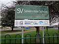 Severn Vale School nameboard, Quedgeley