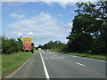 London Road (A11) approaching roundabout