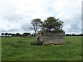 Derelict bunker in a field