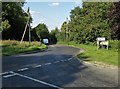 Road junction north of Church End, Broxted