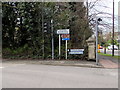 Hatherley Road direction signs, Cheltenham