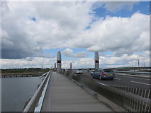 SZ0090 : Approach to Twin Sails Bridge, Poole by Richard Rogerson