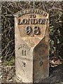 Old Milepost by the A144, Bramfield