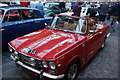 View of a Triumph Vitesse in Greenwich Market for the Mean Old Timers meet-up