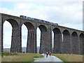 SD7579 : Northern train on Ribblehead Viaduct by Stephen Craven