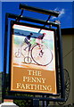 Penny Farthing name sign, Llantrisant