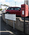 Queen Elizabeth II postbox on a Llantrisant corner