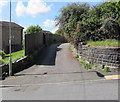 Public footpath on the west side of Cardiff Road, Llantrisant