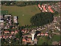 TF9914 : Dereham water tower: aerial 2017 by Chris
