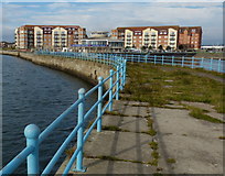 NZ5132 : The Middle Pier at the Hartlepool West Harbour by Mat Fascione